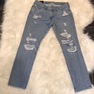 Abercrombie & Fitch Ripped Distressed Jeans